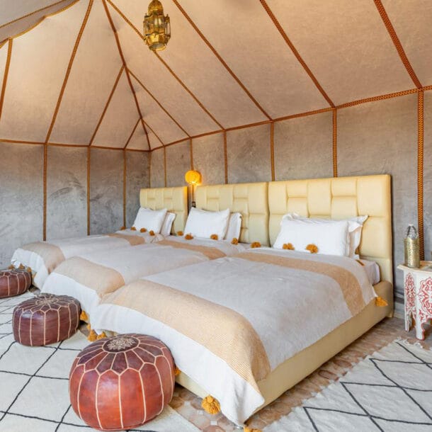 Deluxe Triple Tent - Sahara Magic Camp