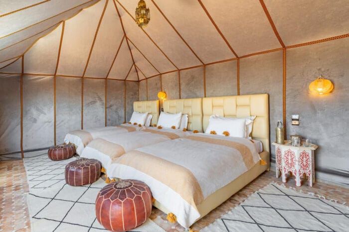 Deluxe Triple Tent - Sahara Magic Camp
